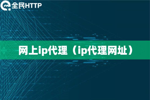 网上ip代理（ip代理网址）