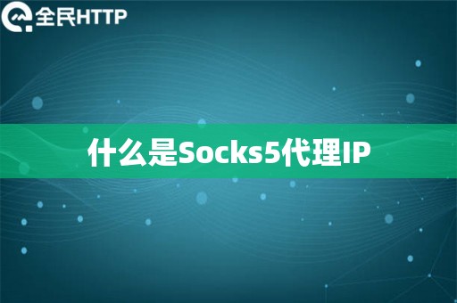 什么是Socks5代理IP