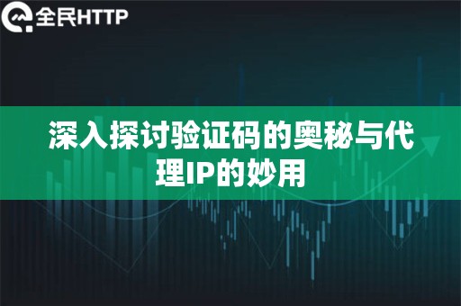 深入探讨验证码的奥秘与代理IP的妙用