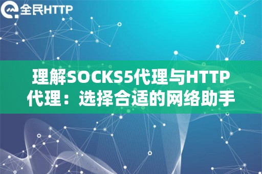 理解SOCKS5代理与HTTP代理：选择合适的网络助手