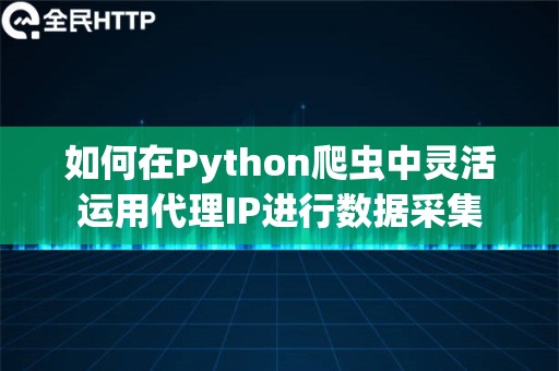 如何在Python爬虫中灵活运用代理IP进行数据采集