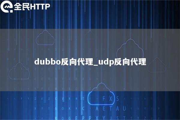 dubbo反向代理_udp反向代理