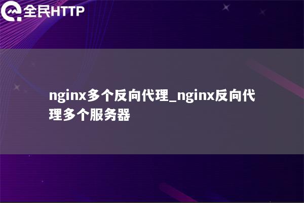 nginx多个反向代理_nginx反向代理多个服务器