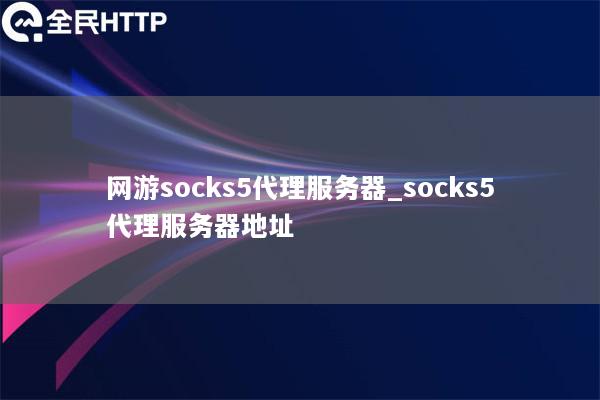 网游socks5代理服务器_socks5代理服务器地址