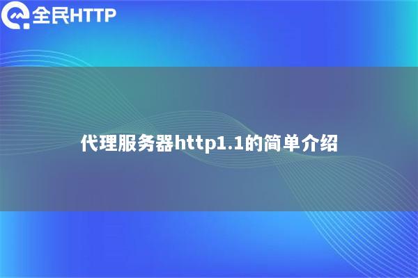 代理服务器http1.1的简单介绍