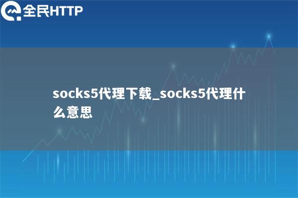 socks5代理下载_socks5代理什么意思