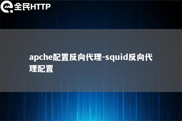 apche配置反向代理-squid反向代理配置