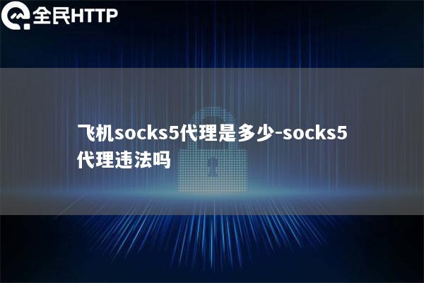 飞机socks5代理是多少-socks5代理违法吗