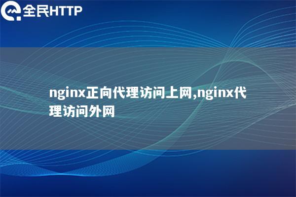 nginx正向代理访问上网,nginx代理访问外网