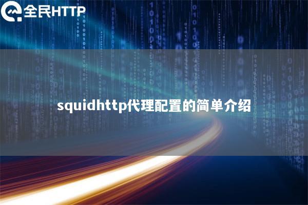 squidhttp代理配置的简单介绍